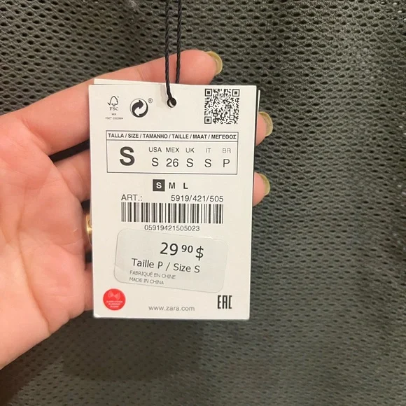 ZARA PERFORATED BODY SUIT - Picture 4 of 7